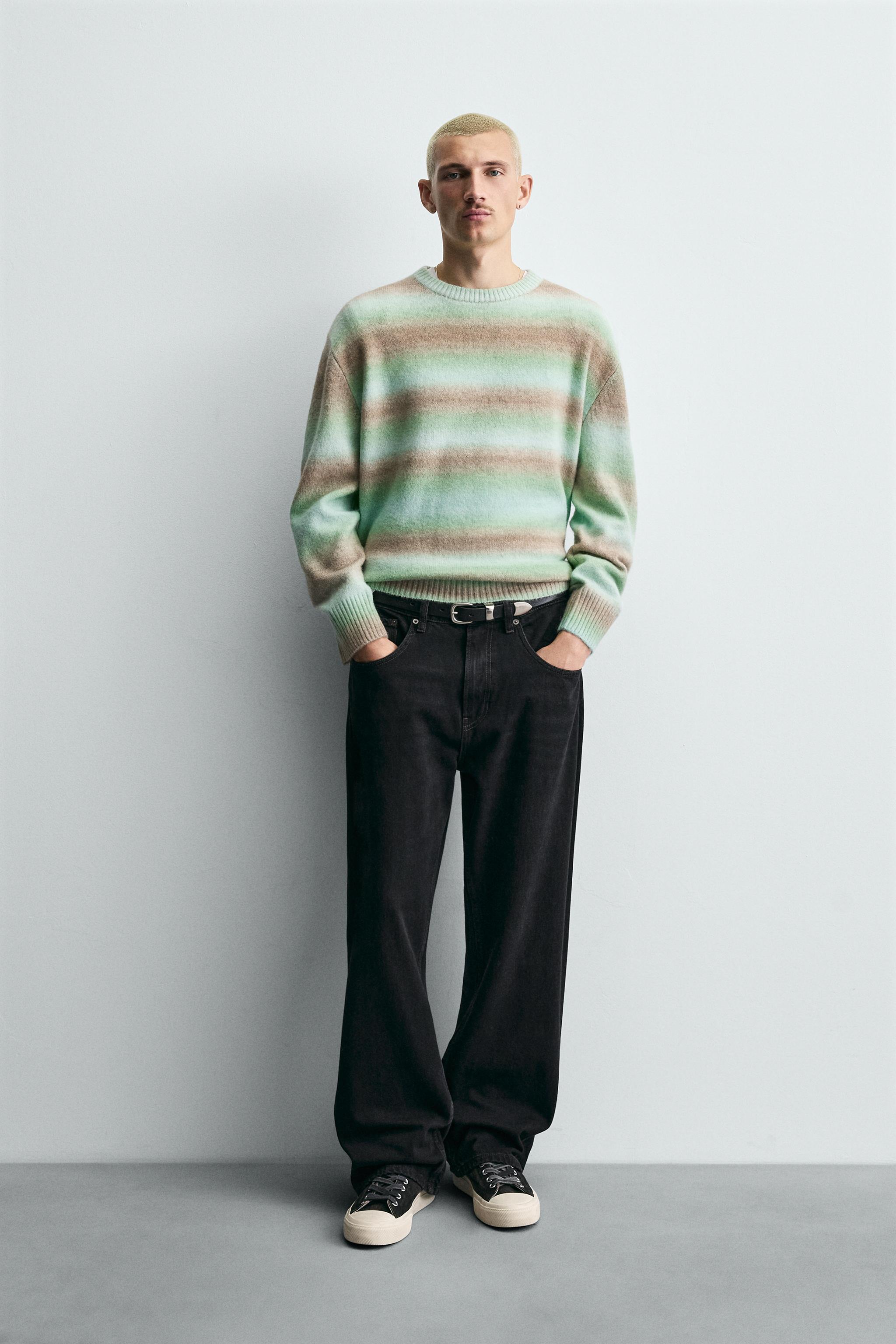 TEXTURED STRIPED JUMPER